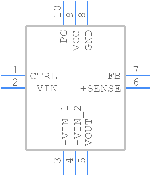 RPL-3.0-R - RECOM Power - PCB symbol