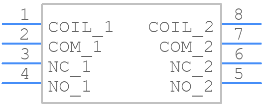 HRS2H-S-DC5V-N - Multicomp Pro - PCB symbol
