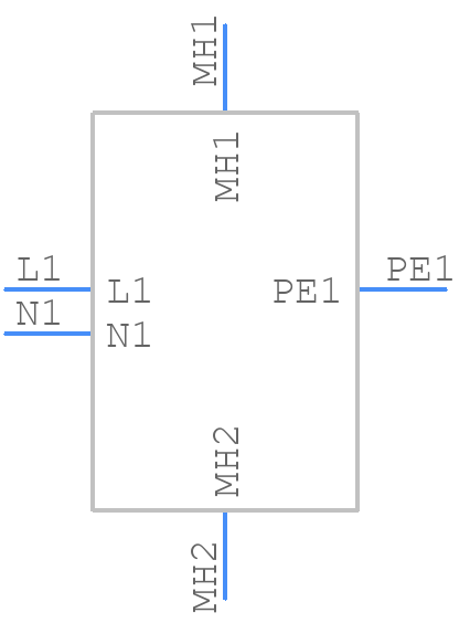 DD22.2321.1111 - SCHURTER - PCB symbol