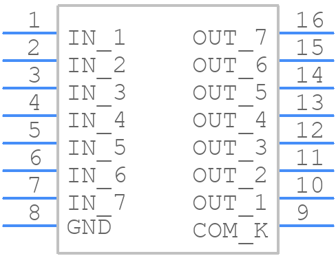 MC1413DR2G - onsemi - PCB symbol