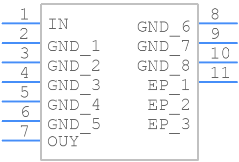 CBP-1476BD+ - Mini-Circuits - PCB symbol