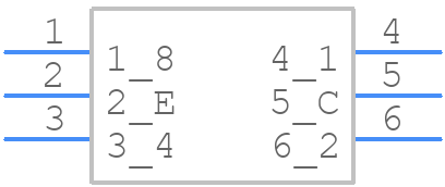 DRS8116C - Nidec Copal - PCB symbol