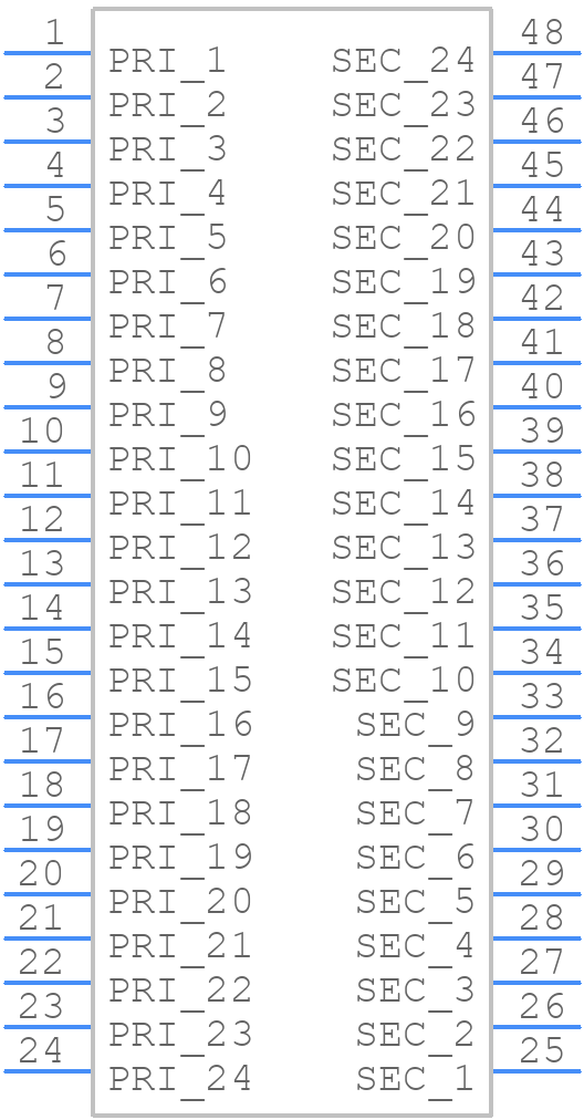 TG111-RPE41NV6RL - Halo Electronics - PCB symbol