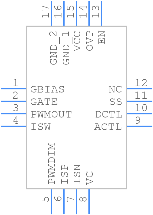 RT8452GQW - RICHTEK - PCB symbol