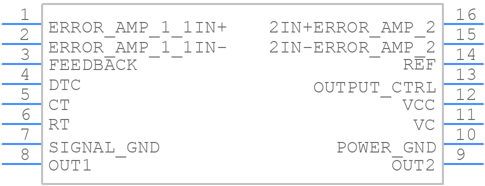 TL598CNG4 - Texas Instruments - PCB symbol