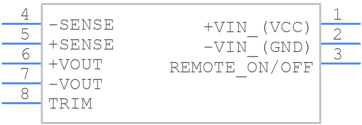 TEN 60-2411 - Traco Power - PCB symbol