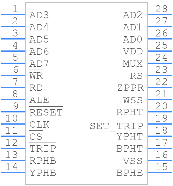 SA4828/IG/MP1S - Microsemi Corporation - PCB symbol