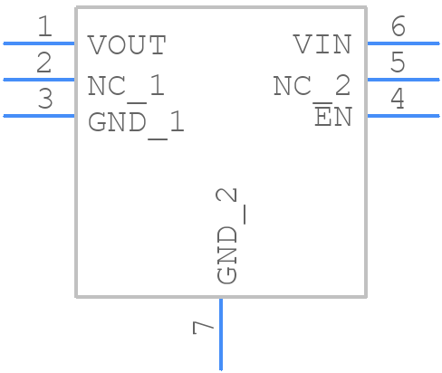 ADP122ACPZ-1.8-R7 - Analog Devices - PCB symbol