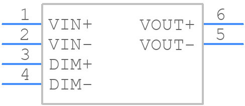 LDH-25-500 - Mean Well - PCB symbol