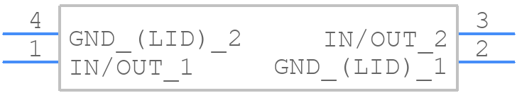 XTAL1021 - RFM - PCB symbol