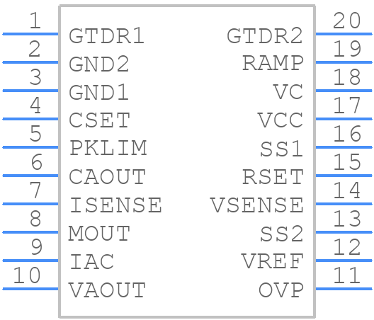 LT1509CSW#PBF - Analog Devices - PCB symbol