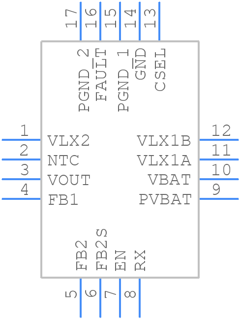 STCF07PNR - STMicroelectronics - PCB symbol