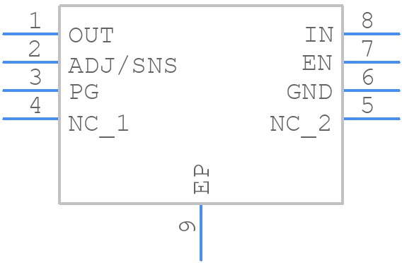 NCV8164AML180TCG - onsemi - PCB symbol