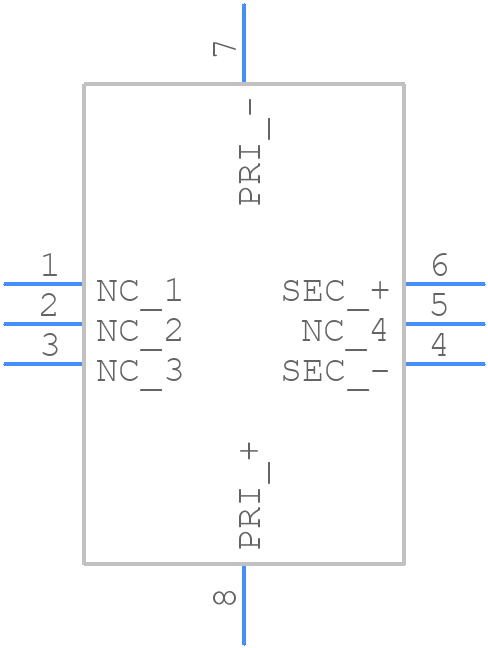 CST1-050LB - COILCRAFT - PCB symbol