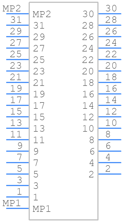 FH72-31S-0.3SHW - Hirose - PCB symbol