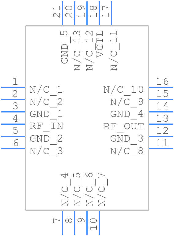 CMD297P34 - Qorvo - PCB symbol