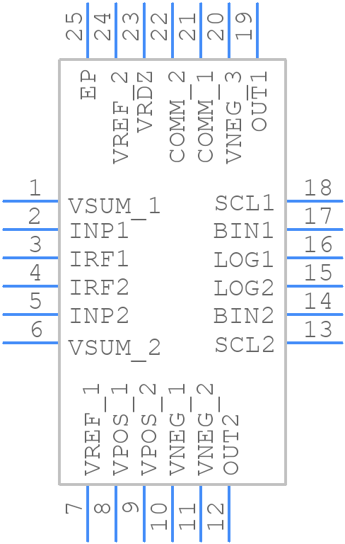ADL5310ACPZ-REEL7 - Analog Devices - PCB symbol
