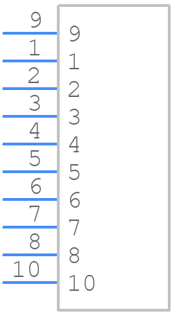 1053111308 - Molex - PCB symbol