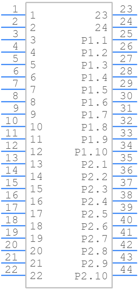45984-4342 - Molex - PCB symbol