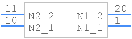 T60405-R6128-X220 - Vacuumschmelze - PCB symbol