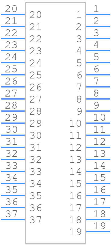 SDF-R37-113L011 - NorComp - PCB symbol