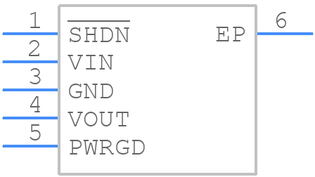 MCP1755T-5002E/DC - Microchip - PCB symbol