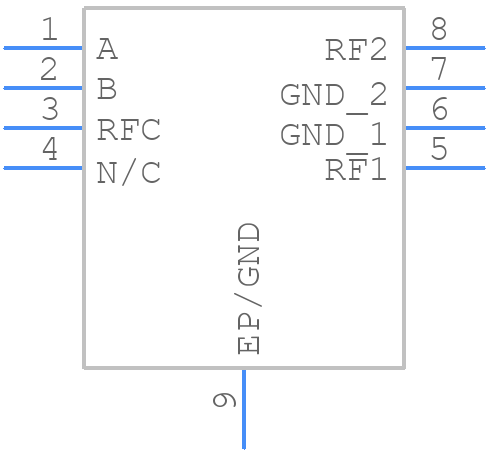 HMC284MS8GE - Analog Devices - PCB symbol