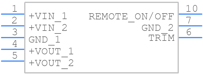 SVR10S12 - XP POWER - PCB symbol