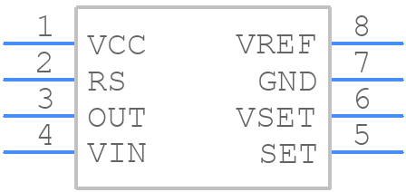 AM422-1 - Analog Microelectronics - PCB symbol