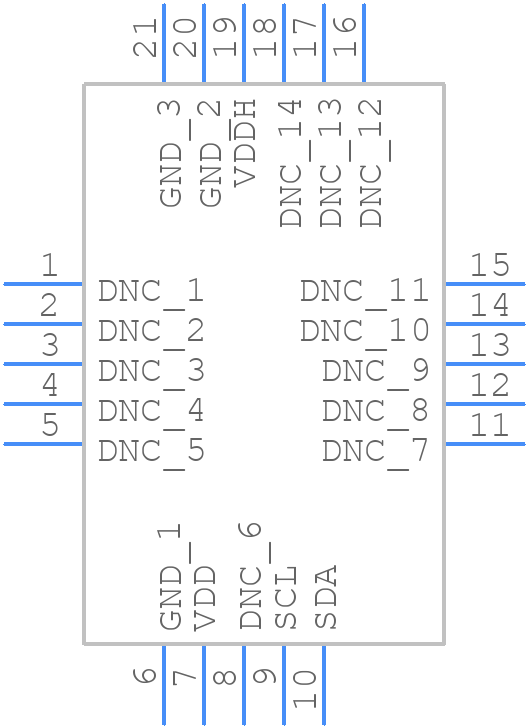 SCD40-D-R2 - Sensirion - PCB symbol