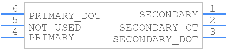 TCM4-14+ - Mini-Circuits - PCB symbol