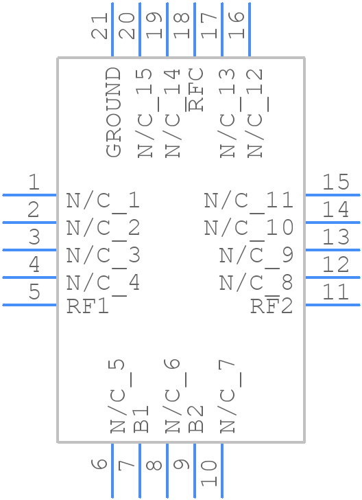 MASW-011060-TR0500 - MACOM - PCB symbol