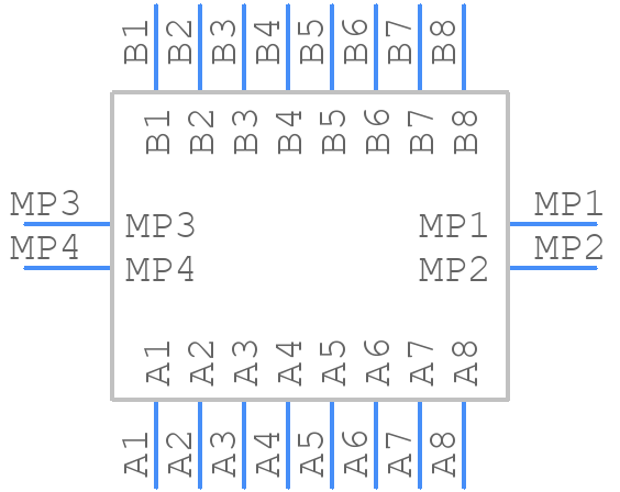 M55-6001642R - Harwin - PCB symbol