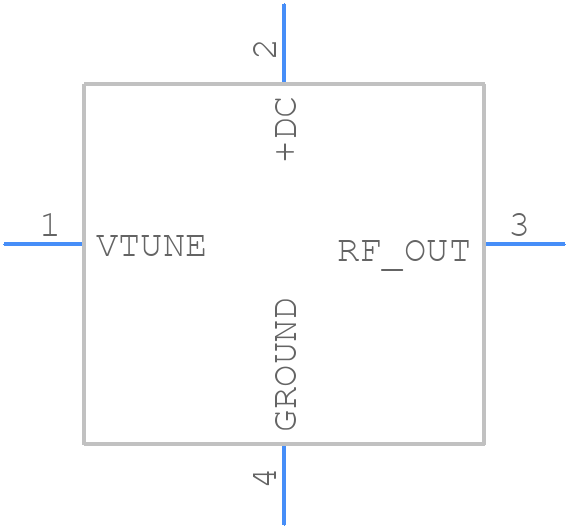 OC2000 - Teledyne Technologies - PCB symbol