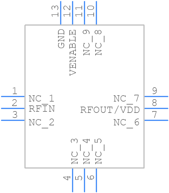 GRF2052 - Guerrilla RF - PCB symbol