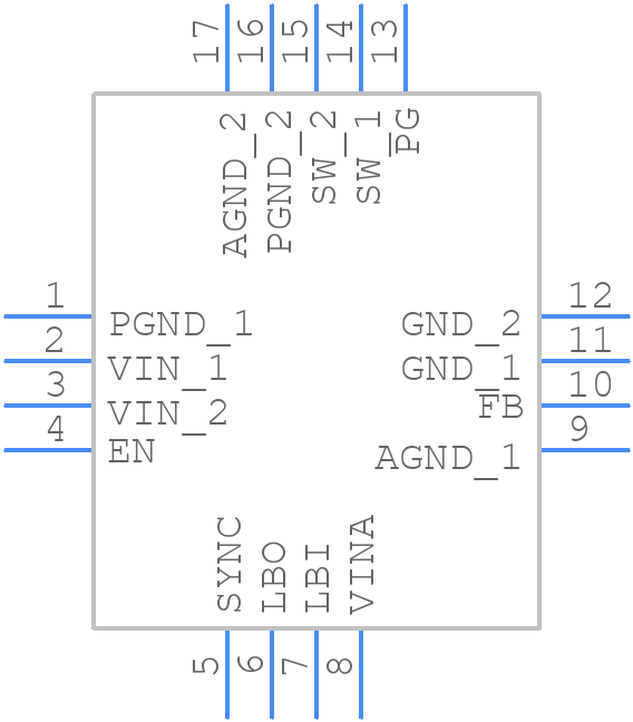 TPS62112RSATG4 - Texas Instruments - PCB symbol