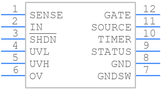 LTC4231HMS-1#WPBF - Analog Devices - PCB symbol