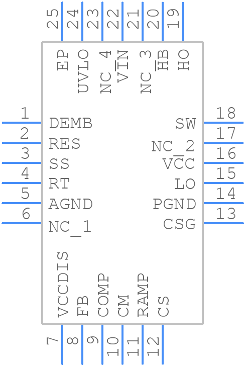LM25117QPSQ/NOPB - Texas Instruments - PCB symbol