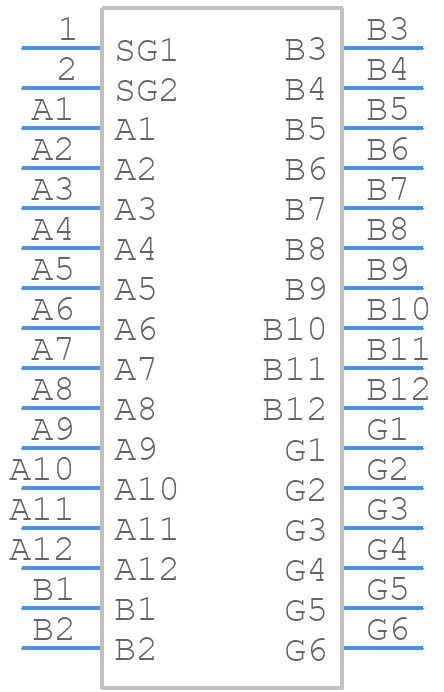 MUSBRM1C1M06 - Amphenol - PCB symbol