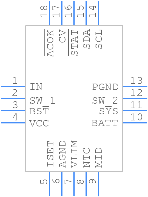 MP2672GD-0000 - Monolithic Power Systems (MPS) - PCB symbol
