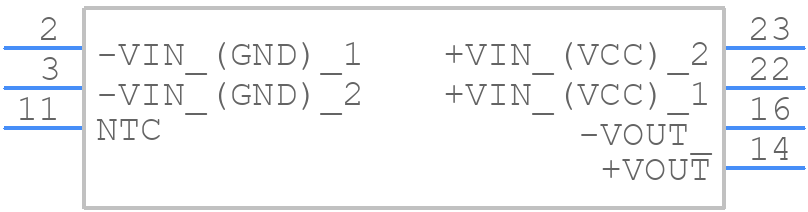 TEN 3-1215N - Traco Power - PCB symbol