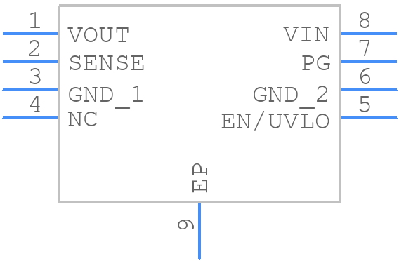 ADP7102ARDZ-R7 - Analog Devices - PCB symbol