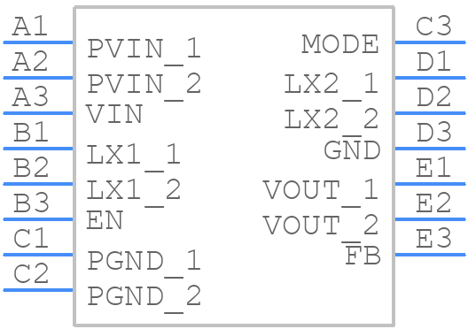 SL91107IIAZ-T7A - Renesas Electronics - PCB symbol