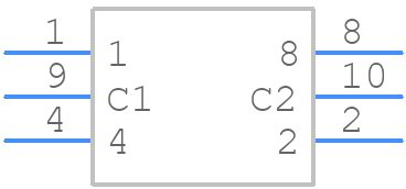 RBM3-10RBVB - Multicomp Pro - PCB symbol