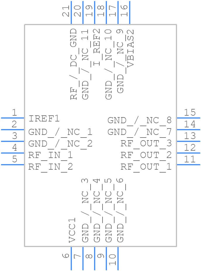 AH323-G - Qorvo - PCB symbol