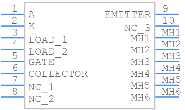 BSM120C12P2C201 - ROHM Semiconductor - PCB symbol