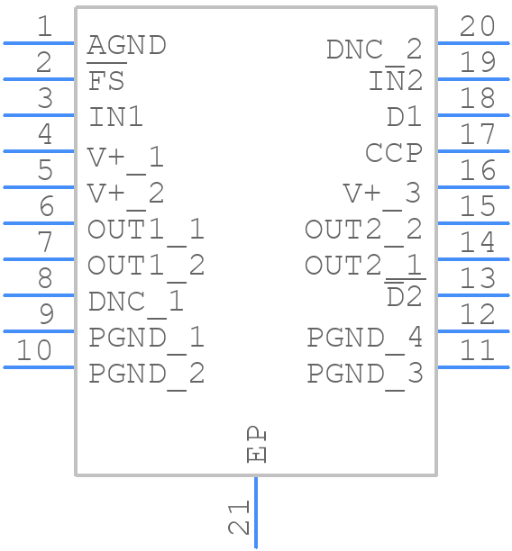 MC33886PVW - NXP - PCB symbol