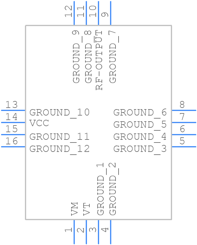 CVCO55CM-0760-0870 - Crystek - PCB symbol