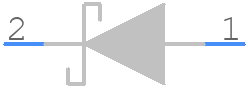 BAT54-02V-G3-08 - Vishay - PCB symbol