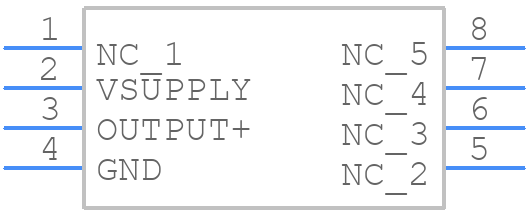 SSCMANN250MDAA5 - Honeywell - PCB symbol
